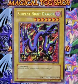 Yugioh Serpent Night Dragon Magic Ruler Secret Rare MRL-103 Konami 2002 - Image 3