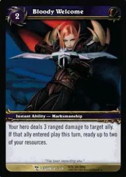 Bloody Welcome - March of the Legion - World of Warcraft TCG - Image 1