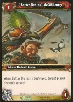 Batter Brains McGillicutty - Drums Of War - World of Warcraft TCG - Image 1