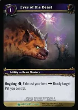 Eyes of the Beast - Wrathgate - World of Warcraft TCG - Image 1