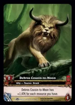 Debros Cousin-to-Moon - EA - Through the Dark Portal - World of Warcraft TCG - Image 1