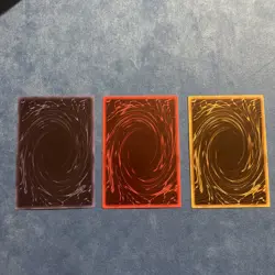 Yu-Gi-Oh! Secret Rare Egyptian God Card Set - Quarter Century-Ra/Obelisk/Slifer - Image 2