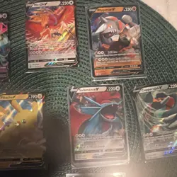 Pokemon TCG SWSH Promo 8-Card English Holo Promo V Lot Pikachu Ho-Oh - Image 4