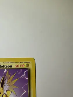 POKEMON Card TEAM ROCKET 1st Edition DARK JOLTEON #38/82 Uncommon LP - Image 3