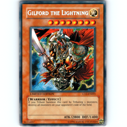 Yugioh Gilford The Lightning CT2-EN001 Limited Edition Secret Rare Holo - NM 💎 - Image 1