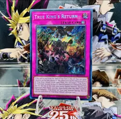 Yugioh True King's Return BLMM-EN176 Secret Rare 1st Ed Near Mint - Image 1