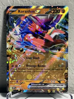 Koraidon ex 197 Sv: Scarlet & Violet Black Star Promo Cards Holo Pokemon NM - Image 1