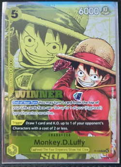 Monkey.D.Luffy (Winner Pack 2026 Vol. 2) P-106 One Piece Promotion Cards Foil NM - Image 1