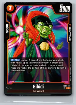 Dragon Ball Super Card Game Ultra Limit #FB04-086 Bibidi - Image 1