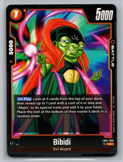 Dragon Ball Super Card Game Ultra Limit #FB04-086 Bibidi - Image 1