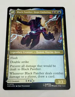 King T'Challa - Black Panther, Hope Enduring (Foil) (NM) MSH (#0219) - Image 2