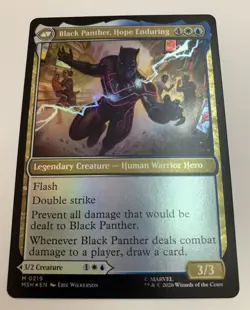 King T'Challa - Black Panther, Hope Enduring (Foil) (NM) MSH (#0219) - Image 3