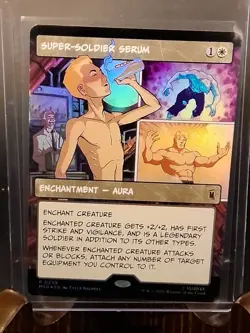 Super-Soldier Serum (Borderless) Marvel Super Heroes MTG Foil Near Mint - Image 3