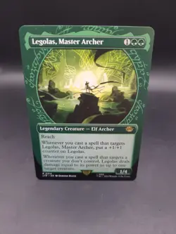 MTG - Showcase Legolas, Master Archer - Rare - Lord of the Rings (LTR) - M/NM - Image 1