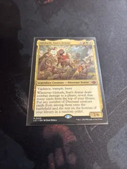 MTG Gishath, Sun's Avatar - The Lost Caverns of Ixalan + Bonus Foils - Image 1