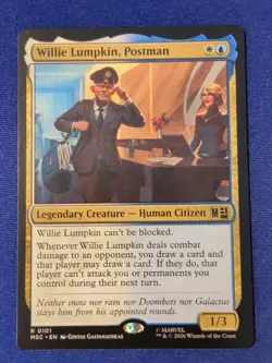 Willie Lumpkin, Postman 101 MSC Commander: Marvel Super Heroes Magic MTG NM - Image 1