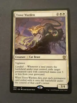 Trove Warden -Zendikar Rising Commander- mtg - Image 1