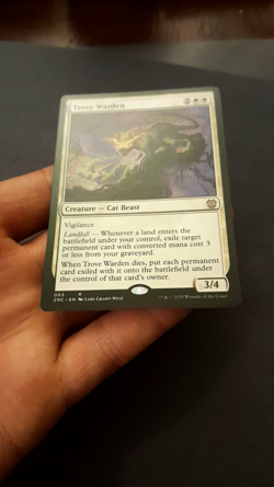 Trove Warden -Zendikar Rising Commander- mtg - Image 2