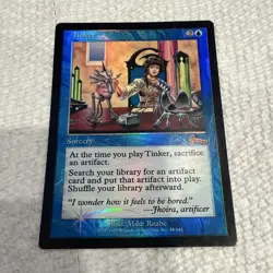 Wizards of the Coast Magic: The Gathering Tinker Urza's Legacy Foil English #45 - Image 1