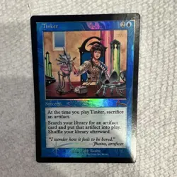 Wizards of the Coast Magic: The Gathering Tinker Urza's Legacy Foil English #45 - Image 2