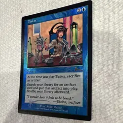 Wizards of the Coast Magic: The Gathering Tinker Urza's Legacy Foil English #45 - Image 3