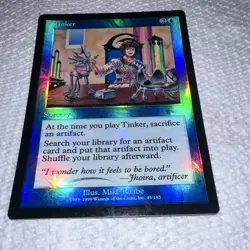 Wizards of the Coast Magic: The Gathering Tinker Urza's Legacy Foil English #45 - Image 4