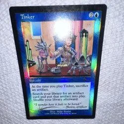 Wizards of the Coast Magic: The Gathering Tinker Urza's Legacy Foil English #45 - Image 5