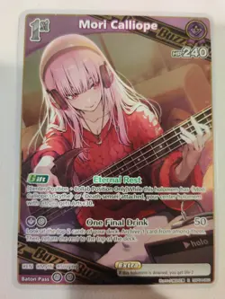 Mori Calliope R hBP04-062 Curious Universe Hololive OCG English - Image 1