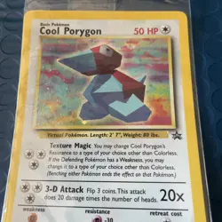 Pokemon Card Cool Porygon 15 Holo SEALED Black Star Promo Nintendo WOTC NM - Image 2