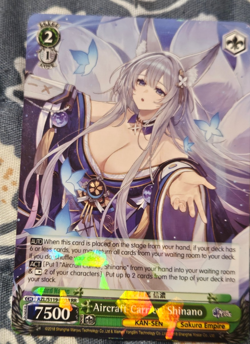 Aircraft Carrier, Shinano (SR) AZL/S119-E038S Azur Lane Vol. 2 Weiss Schwarz - Image 2