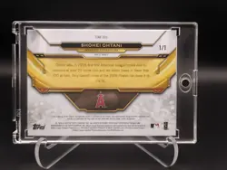 Shohei Ohtani 2019 Triple Threads Patch Auto White Whale!!! 1 of 1 Rare!!! - Image 2