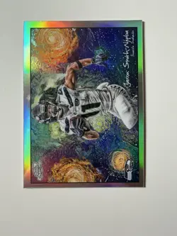 2025 Topps Cosmic Chrome - Jaxon Smith-Njigba - Stars Of The Night Refractor SP - Image 1