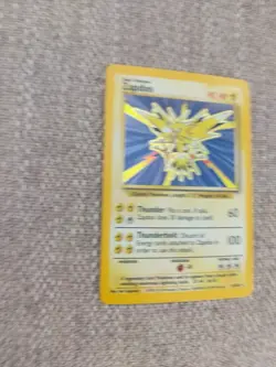 Pokemon TCG Zapdos Base Set Holo Rare Card 16/102 Excellent Condition - Image 2