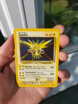 Pokemon TCG Zapdos Base Set Holo Rare Card 16/102 Excellent Condition - Image 5