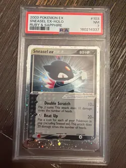 Sneasel ex 103/109 Ruby and Sapphire Holo - Image 1