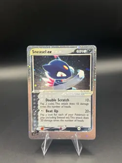 Sneasel ex Ultra Rare Ruby and Sapphire RS Darkness Holo 103/109 2003 MP - Image 1