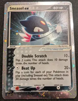 Sneasel ex 103/109 Ruby & Sapphire Rare Holo - Image 1