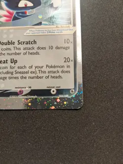 Sneasel ex 103/109 Ruby & Sapphire Rare Holo - Image 2