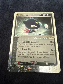 Sneasel ex 103/109 Holo EX Rare Ruby & Sapphire Pokemon VLP/NM - Image 2