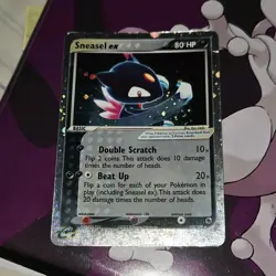 Pokemon TCG Sneasel ex EX Ruby & Sapphire 103/109 Ultra Rare Holo 80HP 2003 - Image 2