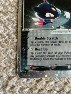 Sneasel ex 103/109 Ruby and Sapphire Holo - Image 4
