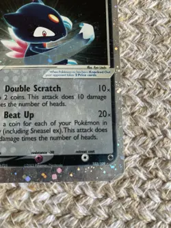 Sneasel ex 103/109 Ruby and Sapphire Holo - Image 5