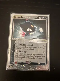 Pokemon TCG Sneasel EX Ruby Sapphire Holo Ultra Rare Card 103/109 Lightly Played - Image 1