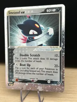 Sneasel EX Holo Ruby Sapphire Card 103/109 E-series | Near Mint - Image 4