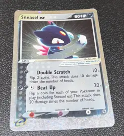 Sneasel EX 103/109 Holo Ultra Rare (2003) EX Ruby and Sapphire TCG Pokemon - Image 1