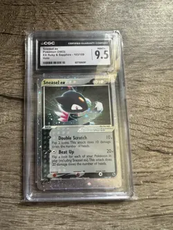 Sneasel EX Holo Ultra Rare Ruby and Sapphire 103/109 CGC 9.5 - Image 2