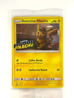 *SEALED* Pokemon 2019 Detective Pikachu SM190 Black Star Promo - Image 1