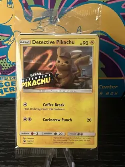 Pokemon SM190 Detective Pikachu Promo Card Sealed - Image 1