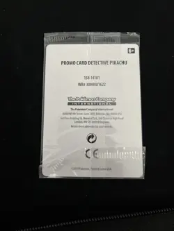 Pokemon TCG Detective Pikachu SM190 Promo Trading Card Sealed - Image 4