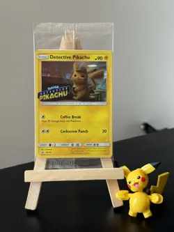 Detective Pikachu Holo SM190 Stamped Promo Sealed Pokemon Card - Image 1
